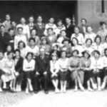 La classe III C ginnasiale dell’anno scolastico 1934-35